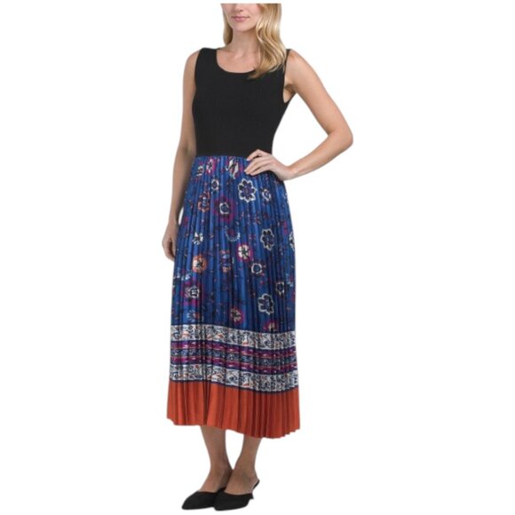 ELIE TAHARI The Mave Twilight Jarden Printed Dress - Picture 1 of 2
